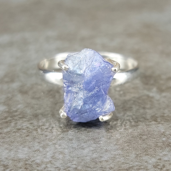 Jewelry - Sterling Silver Ring Size 7 Native Madagascar Tanzanite Gemstone Boho Jewelry